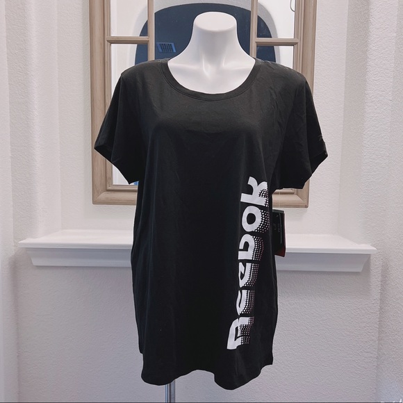 Reebok Fade Away Vector Slim Short Sleeve Tee, Plus Size 1X New with Tag - Picture 8 of 8